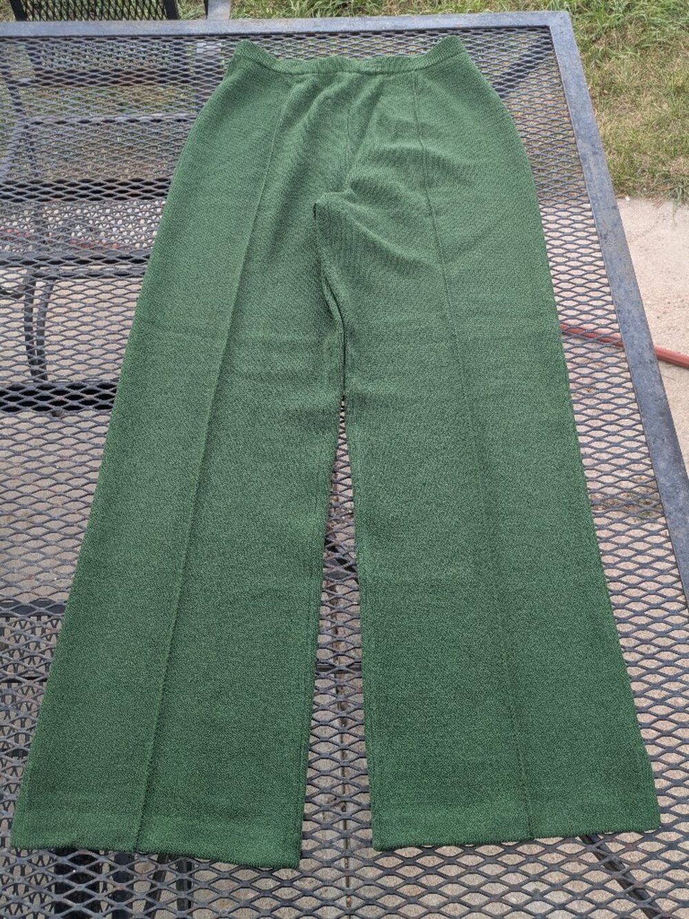 St. John Classic Kint Trousers in Forest Green